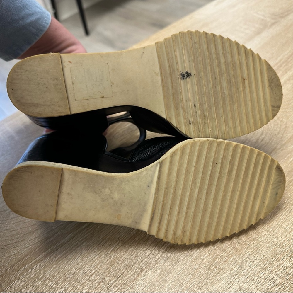 Robert Clergerie Black Wedges - Picture 8 of 11
